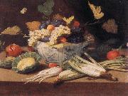 KESSEL, Jan van Still-life with Vegetables s Norge oil painting reproduction